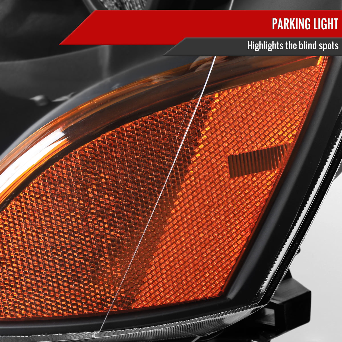 2003-2005 Honda Pilot Factory Style Headlight (Matte Black Housing / Clear Lens)