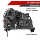 2003-2005 Honda Pilot Factory Style Headlight (Matte Black Housing / Clear Lens)