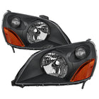 2003-2005 Honda Pilot Factory Style Headlight (Matte Black Housing / Clear Lens)