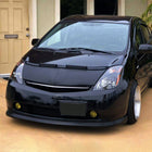 2006-2009 Toyota Prius Factory Style Headlights with Amber Reflector (Matte Black Housing / Clear Lens)