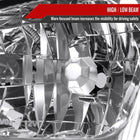2001-2003 Toyota RAV4 Factory Style Headlights (Chrome Housing / Clear Lens)