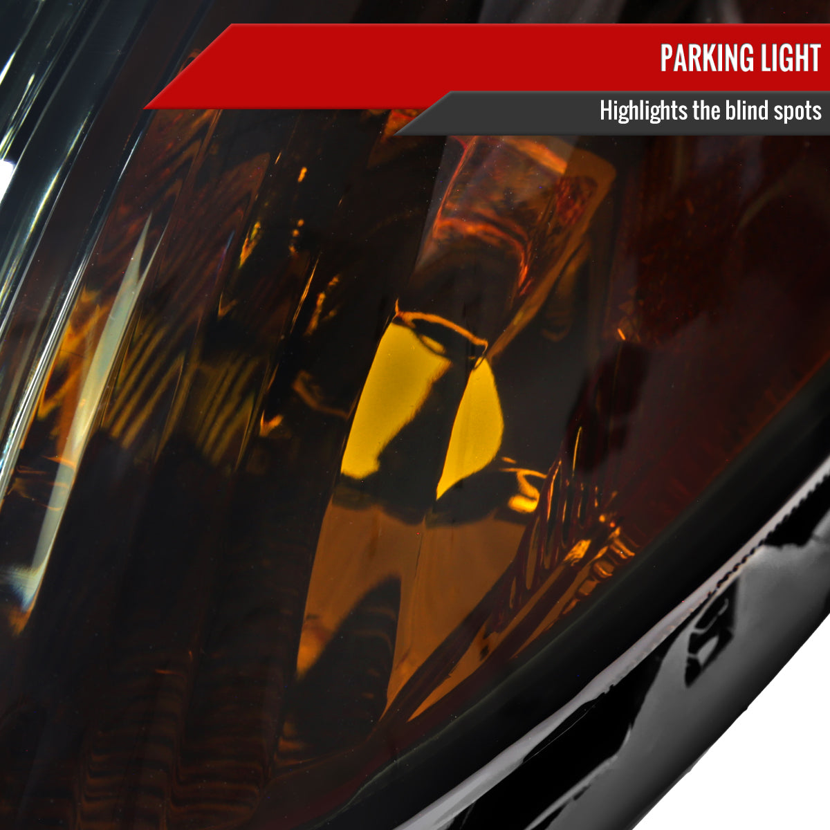 2001-2003 Toyota RAV4 Factory Style Headlights (Chrome Housing / Smoked Lens)
