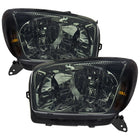 2001-2003 Toyota RAV4 Factory Style Headlights (Chrome Housing / Smoked Lens)