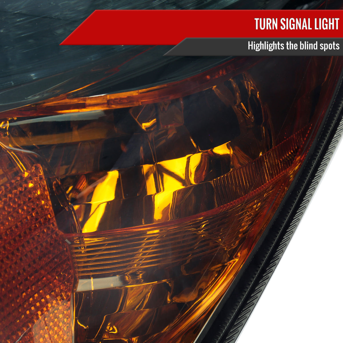 2006-2008 Toyota RAV4 Factory Style Headlights (Chrome Housing / Smoked Lens)
