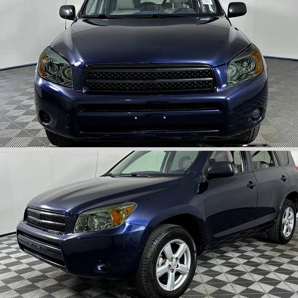 2006-2008 Toyota RAV4 Factory Style Headlights (Chrome Housing/Smoke Lens)