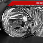 2006-2008 Toyota RAV4 Factory Style Headlights (Matte Black Housing / Clear Lens)