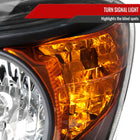 2006-2008 Toyota RAV4 Factory Style Headlights (Matte Black Housing / Clear Lens)