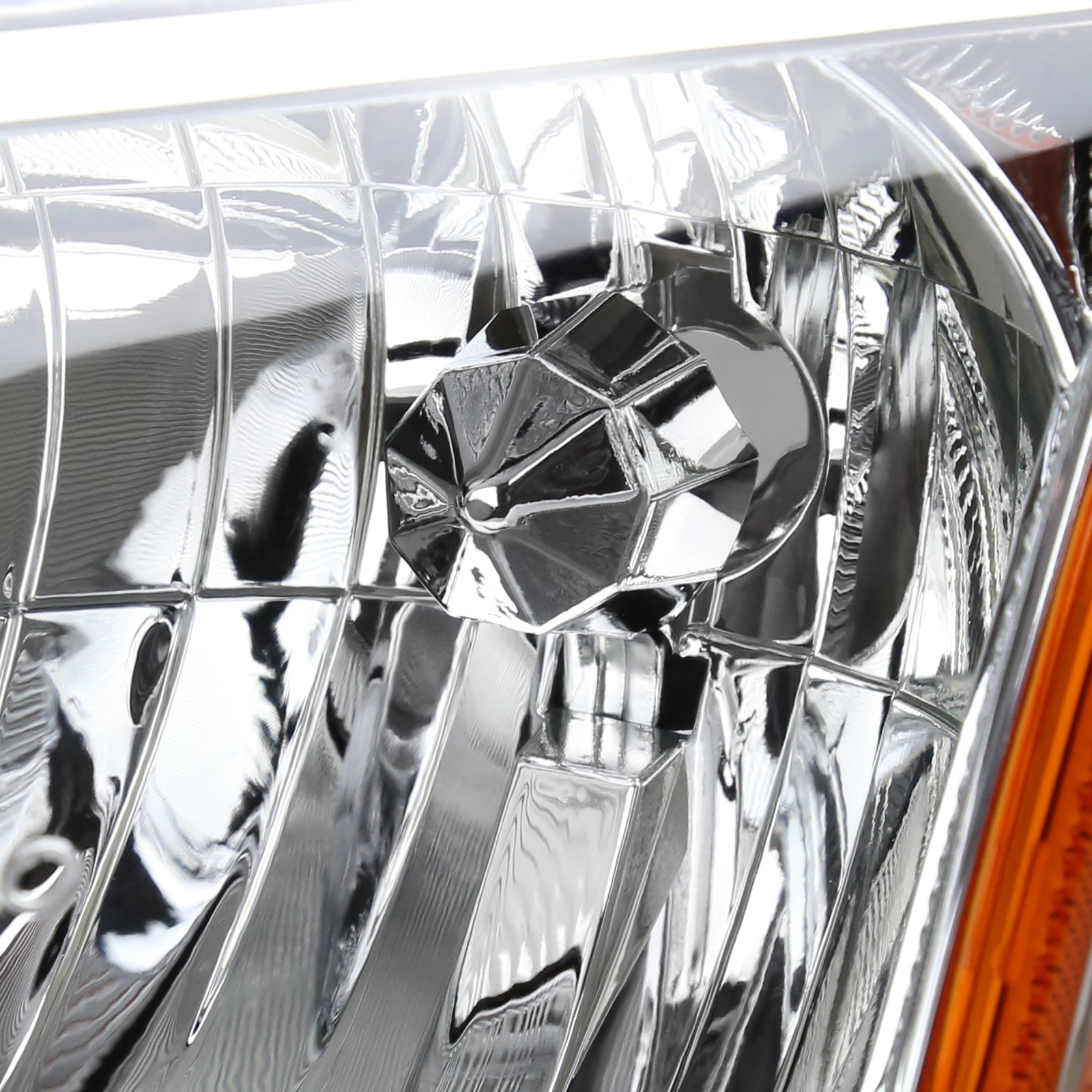 2008-2013 Nissan Rogue / 2014-2015 Rogue Select Factory Style Headlight (Chrome Housing / Clear Lens) - Driver Side Only