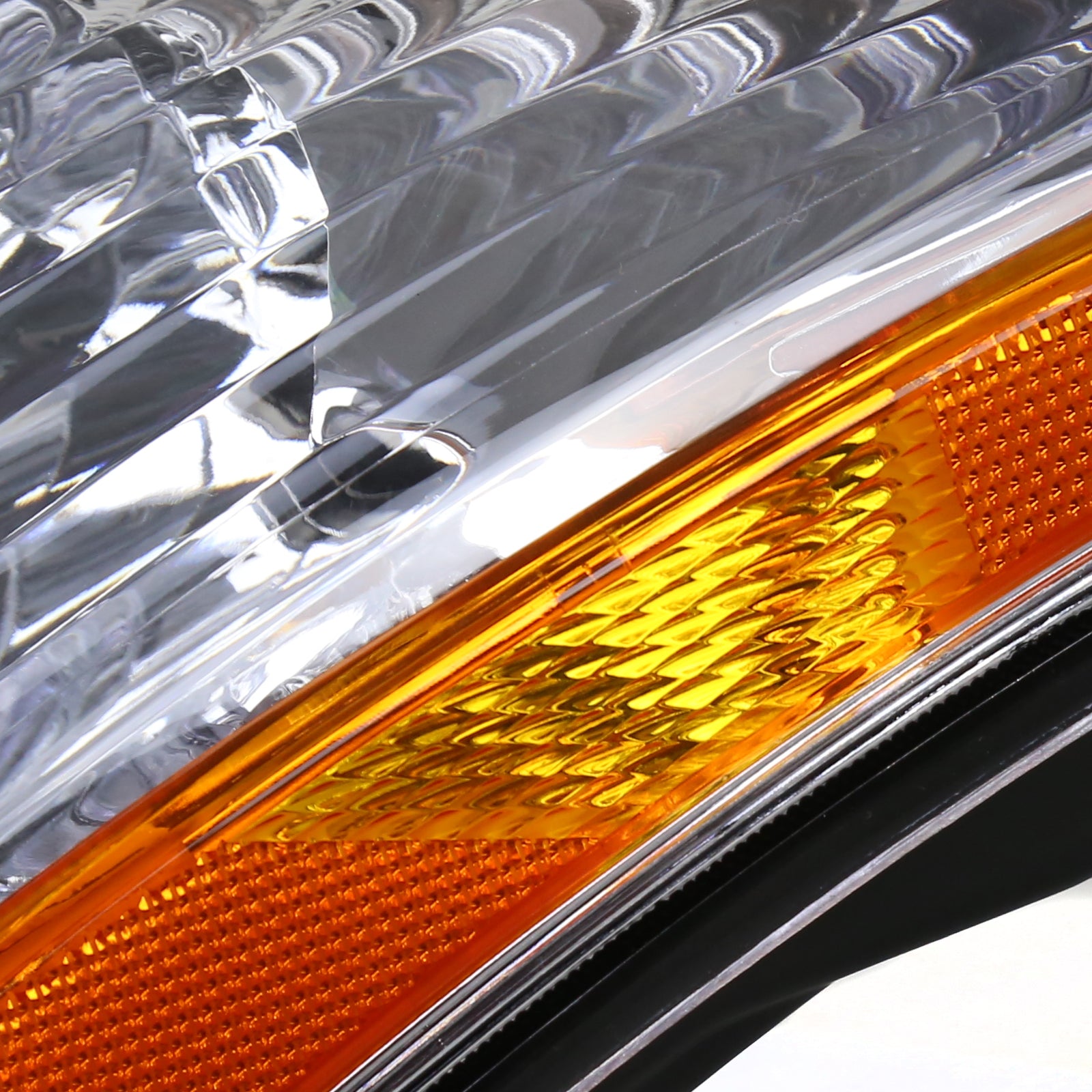 2008-2013 Nissan Rogue / 2014-2015 Rogue Select Factory Style Headlight (Chrome Housing / Clear Lens) - Driver Side Only