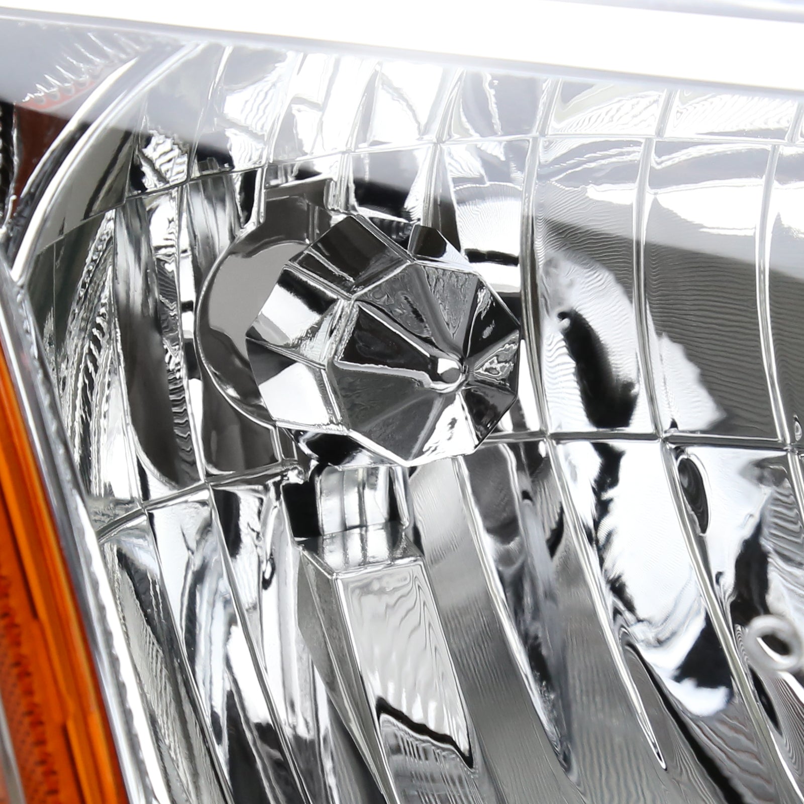 2008-2013 Nissan Rogue / 2014-2015 Rogue Select Factory Style Headlight (Chrome Housing  / Clear Lens) - Passenger Side Only