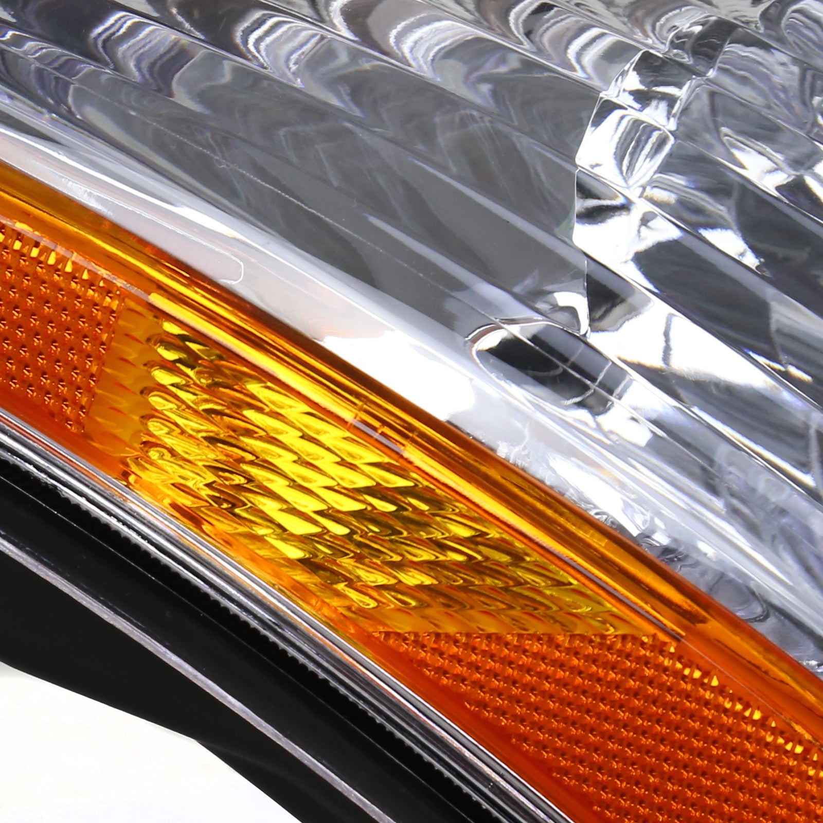 2008-2013 Nissan Rogue / 2014-2015 Rogue Select Factory Style Headlight (Chrome Housing  / Clear Lens) - Passenger Side Only