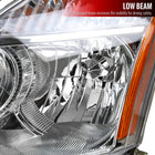 2008-2013 Nissan Rogue / 2014-2015 Rogue Select Factory Style Headlights (Chrome Housing  / Clear Lens)