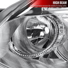 2008-2013 Nissan Rogue / 2014-2015 Rogue Select Factory Style Headlights (Chrome Housing  / Clear Lens)