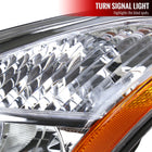 2008-2013 Nissan Rogue / 2014-2015 Rogue Select Factory Style Headlights (Chrome Housing  / Clear Lens)