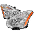 2008-2013 Nissan Rogue / 2014-2015 Rogue Select Factory Style Headlights (Chrome Housing  / Clear Lens)