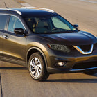 2014-2016 Nissan Rogue LED Strip Factory Style Headlights (Chrome Housing / Smoked Lens)