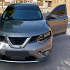 2014-2016 Nissan Rogue LED Strip Factory Style Driver / Left Side Headlight (Matte Black Housing / Clear Lens)