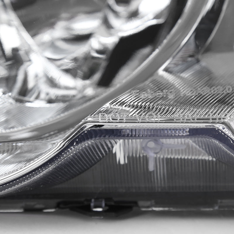 2002-2004 Acura RSX Factory Style Headlights - Chrome/Clear Lens