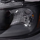 2000-2003 Nissan Sentra Factory Style Headlights (Matte Black Housing / Clear Lens)