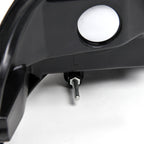 2000-2003 Nissan Sentra Factory Style Headlights - Matte Black/Clear Lens
