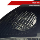 2007-2009 Nissan Sentra Factory Style Headlights with Amber Reflector (Chrome Housing / Smoked Lens)