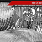 2007-2009 Nissan Sentra Factory Style Headlights with Amber Reflector (Matte Black Housing / Clear Lens)