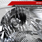 2004-2005 Toyota Sienna Passenger / Right Side Factory Style Headlight w/ Amber Reflector (Chrome Housing / Clear Lens)