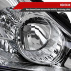 2004-2005 Toyota Sienna Passenger / Right Side Factory Style Headlight w/ Amber Reflector (Chrome Housing / Clear Lens)
