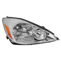 2004-2005 Toyota Sienna Passenger/Right Side Factory Style Headlight w/ Amber Reflector (Chrome Housing/Clear Lens)