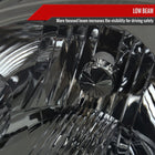 2004-2005 Toyota Sienna Factory Style Headlights w/ Amber Reflector (Chrome Housing / Smoked Lens)
