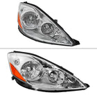 2006-2010 Toyota Sienna Factory Style Passenger / Right Headlight w/ Amber Reflector (Chrome Housing / Clear Lens)