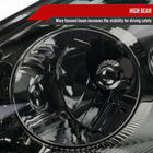 2006-2010 Toyota Sienna Factory Style Headlights w/ Amber Reflector (Chrome Housing / Smoked Lens)