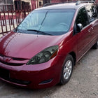 2006-2010 Toyota Sienna Factory Style Headlights w/ Amber Reflector (Chrome Housing / Smoked Lens)