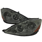 2006-2010 Toyota Sienna Factory Style Headlights w/ Amber Reflector (Chrome Housing / Smoked Lens)