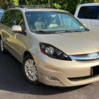 2006-2010 Toyota Sienna Factory Style Headlights w/ Amber Reflector (Matte Black Housing / Clear Lens)