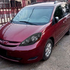 2006-2010 Toyota Sienna Factory Style Headlights w/ Amber Reflector (Matte Black Housing / Clear Lens)