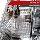 2005-2011 Toyota Tacoma LED Bar Factory Style Headlights (Chrome Housing / Clear Lens)
