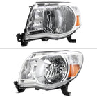 2005-2011 Toyota Tacoma Factory Style Headlights (Chrome Housing / Clear Lens)