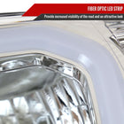 2012-2015 Toyota Tacoma LED Bar Factory Style Headlights with Amber Reflector (Chrome Housing / Clear Lens)