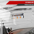 2012-2015 Toyota Tacoma LED Bar Factory Style Headlights with Amber Reflector (Chrome Housing / Clear Lens)