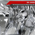 2012-2015 Toyota Tacoma Factory Style Headlights (Chrome Housing / Clear Lens)