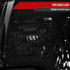 2012-2015 Toyota Tacoma LED Bar Factory Style Headlights with Amber Reflector (Chrome Housing / Smoked Lens)