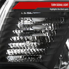 2012-2015 Toyota Tacoma Factory Style Headlights w/ Amber Reflectors (Matte Black Housing / Clear Lens)