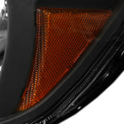 2012-2015 Toyota Tacoma Factory Style Headlights w/ Amber Reflectors (Matte Black Housing / Clear Lens)