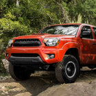 2012-2015 Toyota Tacoma Factory Style Headlights w/ Amber Reflectors (Matte Black Housing / Clear Lens)