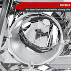 2004-2015 Nissan Titan / 2004-2007 Armada LED Bar Factory Headlights (Chrome Housing / Clear Lens)