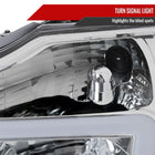 2004-2015 Nissan Titan / 2004-2007 Armada LED Bar Factory Headlights (Chrome Housing / Clear Lens)