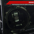 2004-2015 Nissan Titan / 2004-2007 Armada LED Bar Factory Headlights (Chrome Housing/Smoke Lens)