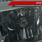 2004-2015 Nissan Titan / 2004-2007 Armada LED Bar Factory Headlights (Chrome Housing / Light Smoked Lens)