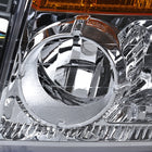 2004-2015 Nissan Titan / 2004-2007 Armada Factory Style Headlights w/ Amber Reflectors (Chrome Housing / Clear Lens)